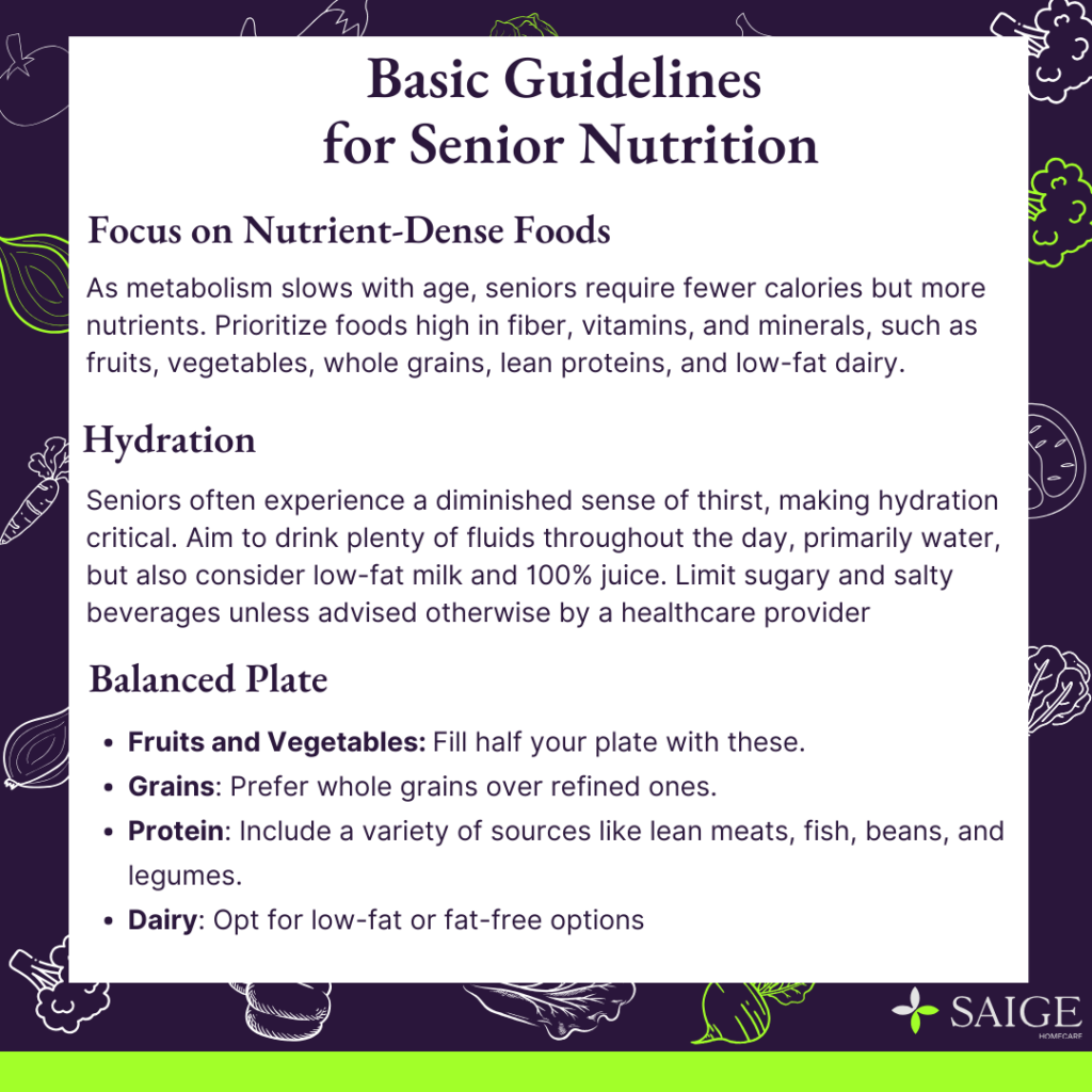 Basic Guidelines and Tips for Senior Nutrition