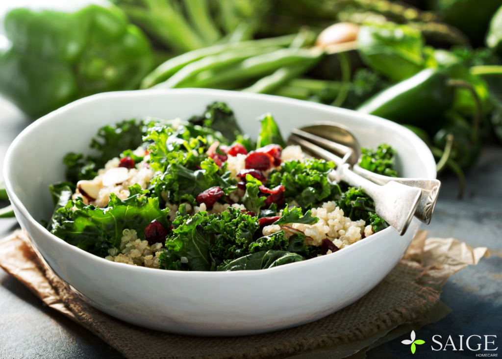 Quinoa Salad With Roasted Vegetables and Feta